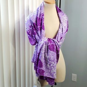 NWT, sarongs casual movements. Beautiful fabric and colors..purple.